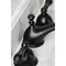 Kingston Brass KS3960PKL Duchess Widespread Bathroom Faucet W/Brass Pop-Up, Matte Blk KS3960PKL - alternate 4